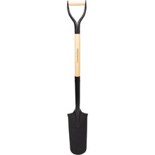 Load image into Gallery viewer, Marshalltown RBDSD 14Ga. ROUND BLADE DRAIN SPADE W/ D-GRIP HANDLE (6/Pack)