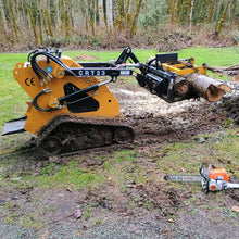 Load image into Gallery viewer, MechMaxx 42" Mini Skid Steer Skeleton Grapple Attachment, 24" Arm Opening, 2000 lb Weight Capacity
