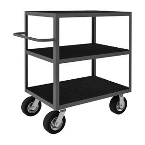 Durham RIC-243645-3-95 Instrument Cart, 3 Shelves, 24 X 36