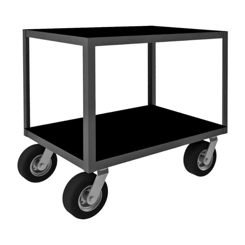 Durham RIC30362NH8SPN95 Instrument Cart, No Handle, 2 Shelves, 30 X 36