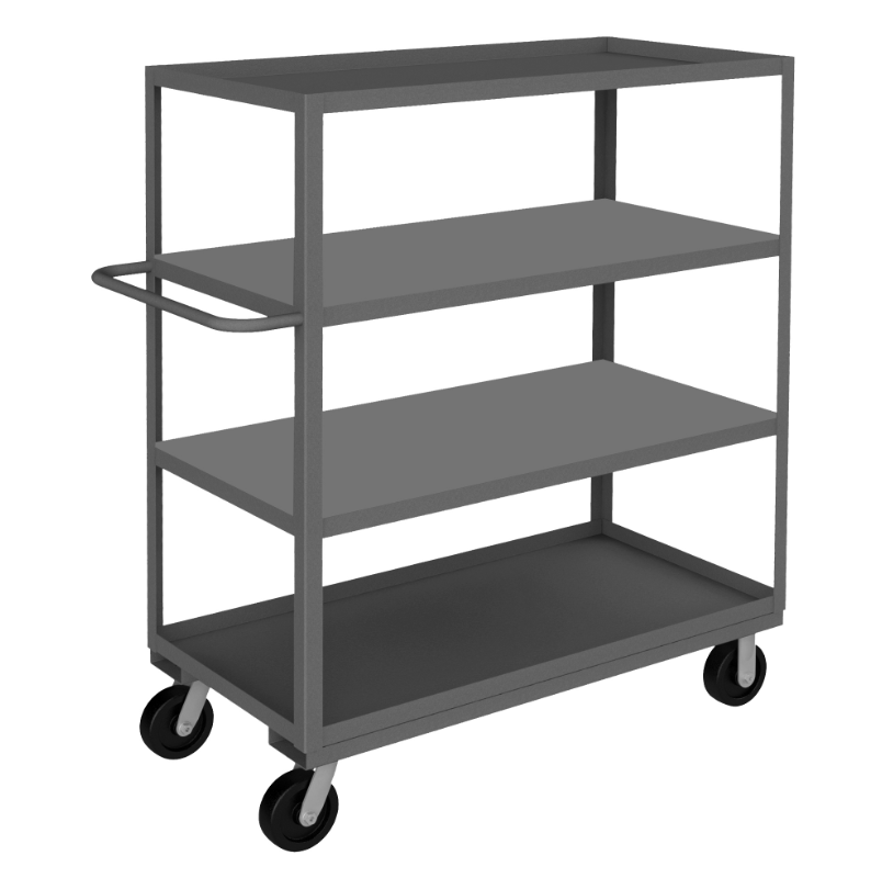 Durham RSC-3060-4-3K-MLD-95 Stock Cart, 4 Shelves, 30-1/4 X 66-1/4 X 69-3/4