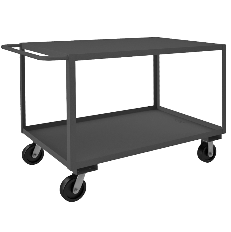 Durham RSC-306036-2-3K-TLD-95 Stock Cart, 2 Shelves, 30-1/4 X 66-1/4 X 36