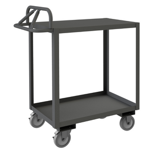 Durham RSCE-3060-2-TLD-95 Stock Cart, 2 Shelves, Ergonomic Handle, 30-1/4 X 66-1/4 X 43-5/8