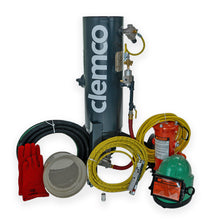 Load image into Gallery viewer, Clemco 01039 1 Cubic Foot  Blast Machine Packages with 1/2” piping 10” diameter Manual Sand Valve Sandblast Pots - Apollo HP SaFety Gear