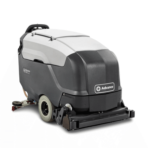 Advance SC901 X34D Six 310 Ah wet batteries, EcoFlex, onboard charger, pad holders, Scrubber