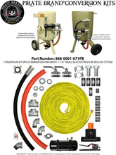 Load image into Gallery viewer, Pirate Brand 888-0001-071PB Conversion Kit MPV/Combination Pneumatic 1-1/4" Small Blaster Pressure Release System, Includes 55' Twinline Control Hose – Replaces Schmidt (Axxiom) 0001-070-01