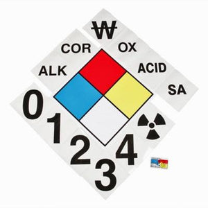 Vinyl Hazardous Material Signals Kit