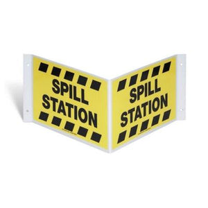 Spill Station 3D Projection Sign