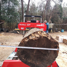 Load image into Gallery viewer, MechMaxx 36" MAX Portable Sawmill, 25HP 750cc ZONSEN V-Twin Engine, 36" Board Width, 20' Track Length, (10 x Blades Included), SM-36MAX