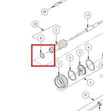 Load image into Gallery viewer, Binks SN-6-K BODY BUSHING &amp; SEAL -- Ref 10, DeVILBISS - Sri PRO Lite - Service Manual - SB-E-2-512 - English [ English ]