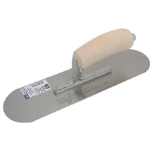 Load image into Gallery viewer, Marshalltown SP12SS 12 X 3 1/2 SS Pool Trowel-Curved Wood Handle