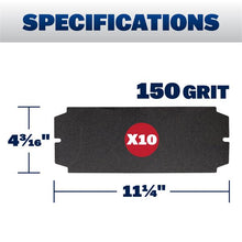 Load image into Gallery viewer, Marshalltown SP150W Die-Cut Sandpaper 150 Grit Wbt (14/Pack)