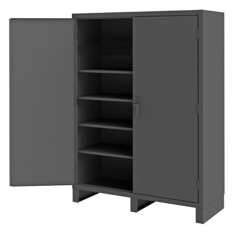 Durham SSC-602484-4S-95 Cabinet, 14 Gauge, 4 Shelves, 60 X 24 X 84