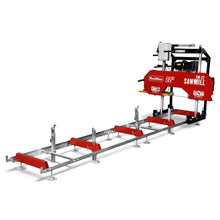 Load image into Gallery viewer, MechMaxx 22" Portable Sawmill, 274cc 8.1HP Gasoline Engine, 18" Board Width, 13' Track Length, SM-22