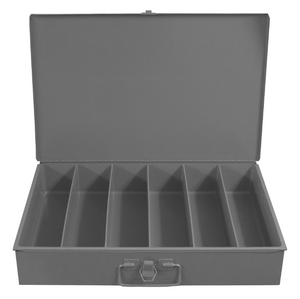 Durham 117-95 Large Steel Compartment Box, 6 Opening