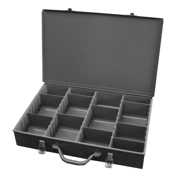 Durham 119PC227-95 Large Steel Compartment Box, Adjustable