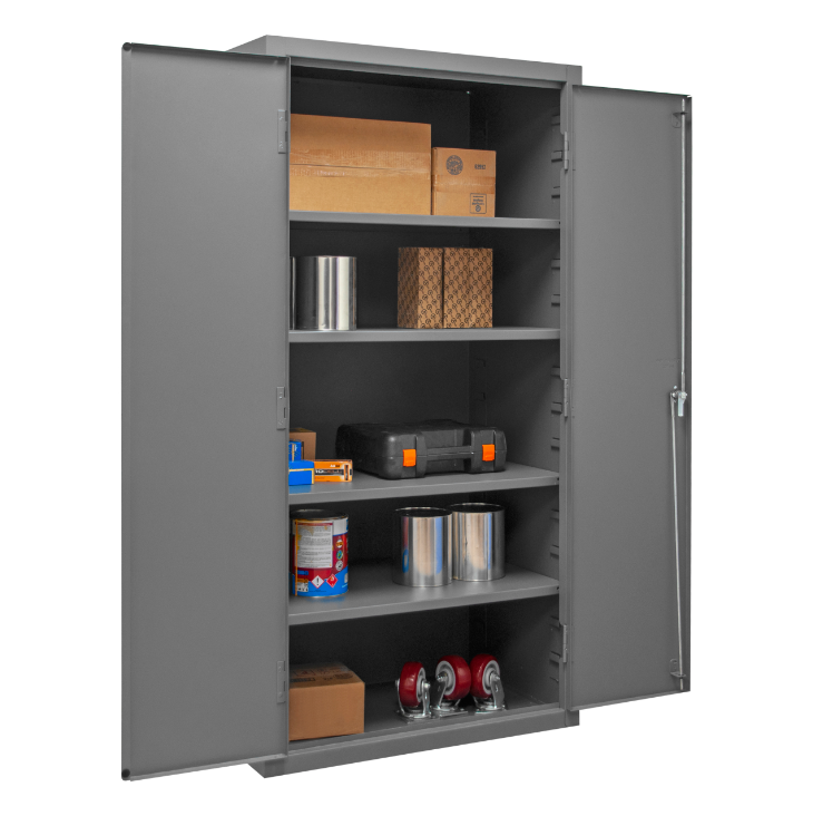 Durham 2500-4S-95 Cabinet, 16 Gauge, 4 Shelves, 36 X 24 X 84