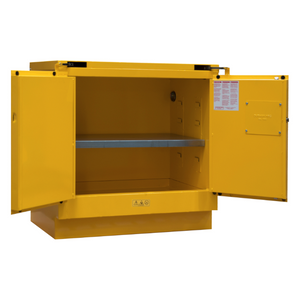 Durham 1022UCS-50 Flammable Storage, 22 Gallon, Under Counter, Self Close