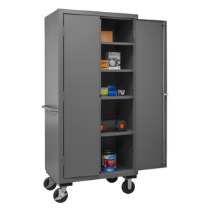 Durham 2501M-BLP-4S-95 Cabinet, 16 Gauge, 4 Shelves, 36 X 24 X 81