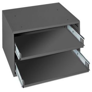 Durham 309B-95 Large Bearing Slide Rack, 2 Compartments