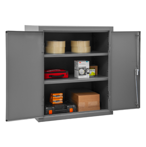 Durham 3503-95 Cabinet, 14 Gauge, 2 Shelves, 36 X 24 X 42