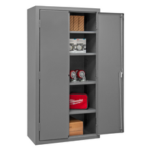 Load image into Gallery viewer, Durham 3602-95 Cabinet, 14 Gauge, 4 Shelves, 36 X 18 X 72