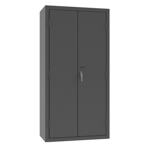 Durham 3602-BLP-36-5295 Cabinet, 14 Gauge, 36 Blue Bins, 36 X 18 X 72