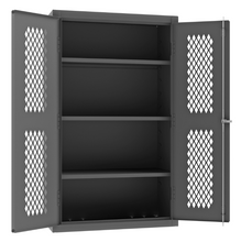 Load image into Gallery viewer, Durham EMDC-361860-95 Ventilated Shelves Cabinet, 14 Gauge, 3 Shelves, 36 X 18 X 60