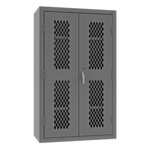 Durham EMDC-361860-95 Ventilated Shelves Cabinet, 14 Gauge, 3 Shelves, 36 X 18 X 60