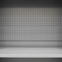 Load image into Gallery viewer, Durham EMDC-482472-PB-2S-95 Ventilated Pegboard Cabinet, 14 Gauge, 2 Shelves, 48 X 24 X 72