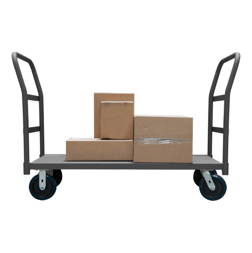 Durham EPT2H24488PU95 Platform Truck, 2 Removable Handles, 3600 Lbs. Capacity, 24 X 48