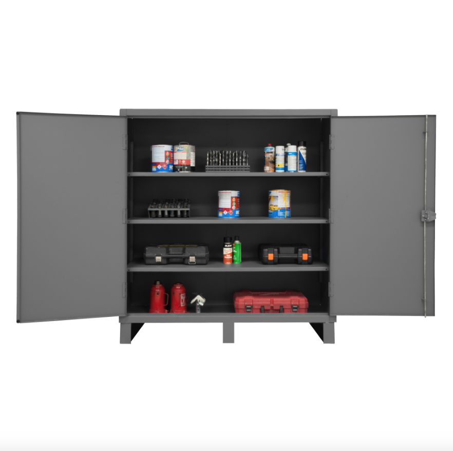 Durham HDC-246066-3S95 Cabinet, 12 Gauge, 3 Shelves, 60 X 24 X 66