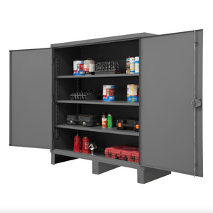 Durham HDC-246066-3S95 Cabinet, 12 Gauge, 3 Shelves, 60 X 24 X 66