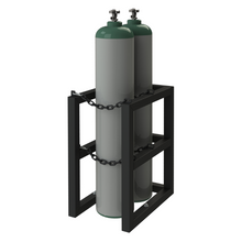 Load image into Gallery viewer, Durham GCRV-162430-08T Gas Cylinder Rack For 2 Vertical Cylinders