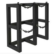 Load image into Gallery viewer, Durham GCRV-301230-08T Gas Cylinder Rack For 2 Vertical Cylinders