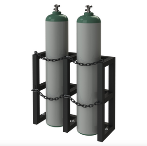 Durham GCRV-301230-08T Gas Cylinder Rack For 2 Vertical Cylinders