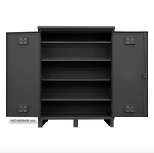 Load image into Gallery viewer, Durham HDCO246078-4S95 Outdoor Cabinet, 12 Gauge, 4 Shelves, 60-3/8 X 26-11/16 X 80-5/16