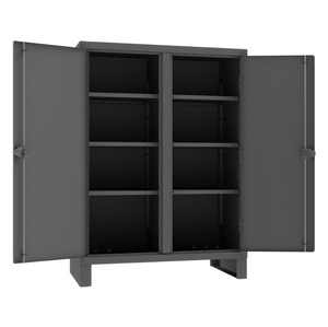 Durham HDDS247278-8S95 Double Shift Cabinet, 12 Gauge, 8 Adjustable Shelves, 72 X 24 X 78