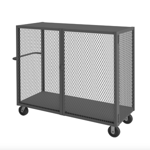 Durham HTL-2460-DD-95 Cage Truck, Low Deck, Pad Lockable, 24 X 60, 2000 Lbs. Capacity