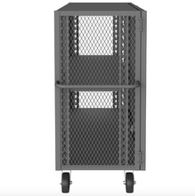 Load image into Gallery viewer, Durham HTL-3060-DD-1AS-95 Mesh Truck, 1 Adjustable Shelf, 30 X 60, 2000 Lbs. Capacity