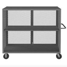 Load image into Gallery viewer, Durham HTL-3060-DD-1AS-95 Mesh Truck, 1 Adjustable Shelf, 30 X 60, 2000 Lbs. Capacity