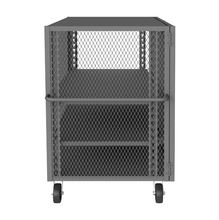 Load image into Gallery viewer, Durham HTL-3660-DD-2AS-95 Mesh Truck, 2 Adjustable Shelves, 36 X 60, 2000 Lbs. Capacity