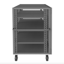 Load image into Gallery viewer, Durham HTL-3672-DD-3AS-95 Mesh Truck, 4 Shelves, 36 X 72, 2000 Lbs. Capacity