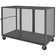 Load image into Gallery viewer, Durham HTL-3672-DD-95 Cage Truck, Low Deck, Pad Lockable, 36 X 72, 2000 Lbs. Capacity