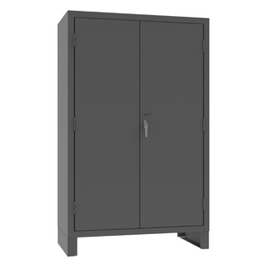 Durham JC-137-3S-1795 Cabinet, 14 Gauge, 3 Shelves, 137 Red Bins, 48 X 24 X 78