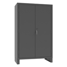 Load image into Gallery viewer, Durham JC-137-3S-5295 Cabinet, 14 Gauge, 3 Shelves, 137 Blue Bins, 48 X 24 X 78