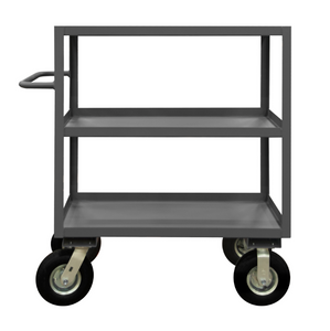 Durham RICNM-243645-3-ALU-95 Instrument Cart, 3 Shelves, 24 X 36