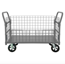 Load image into Gallery viewer, Durham W4SPTDG-306038-1-8MR95 Wire Cart, Removable Handles, Drop Gate, 30-3/8 X 67-1/4 X 38-1/4