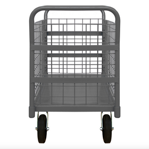 Durham W4SPTDG-244838-1-8MR95 Wire Cart, Removable Handles, Drop Gate, 24-3/8 X 55-1/4 X 38-1/4