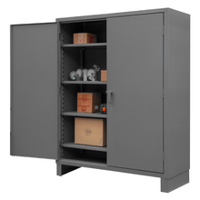 Load image into Gallery viewer, Durham HDWC244878-5S95 Wardrobe Cabinet, 5 Shelves, Hanger Bar, 48 X 24 X 78